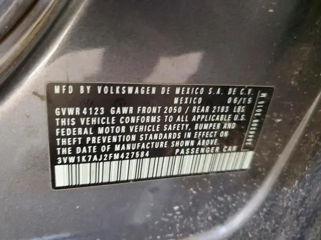 2015 VOLKSWAGEN JETTA BASE  