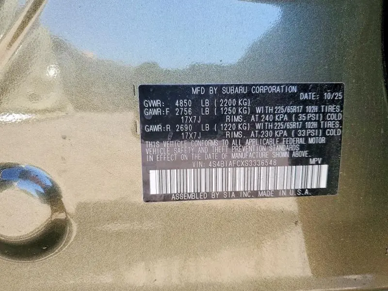 2025 SUBARU OUTBACK PREMIUM  
