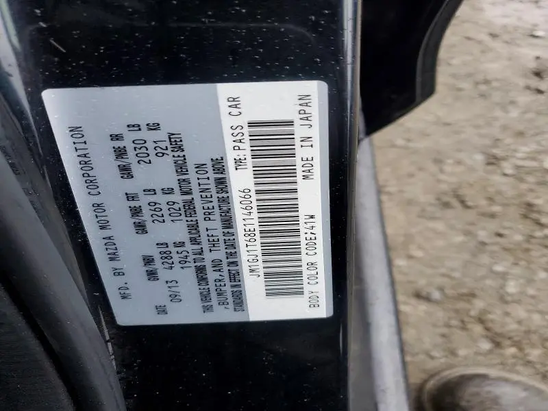 2014 MAZDA 6 TOURING  