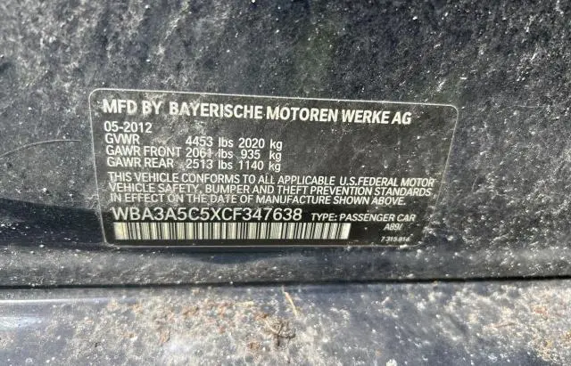 2012 BMW 328 I  