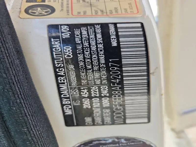 2010 MERCEDES-BENZ C 300  