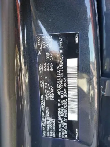 2022 VOLVO XC90 T8 RECHARGE INSCRIPTION  