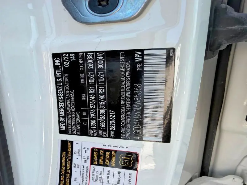 2022 MERCEDES-BENZ GLE 350 4MATIC  