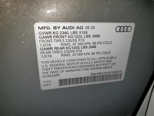 2025 AUDI Q3 PREMIUM S LINE 45  