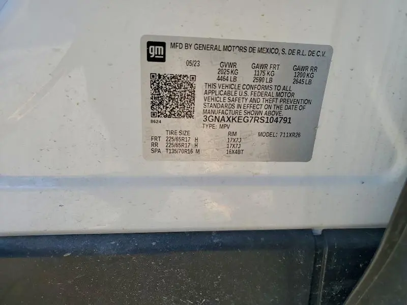 2024 CHEVROLET EQUINOX LT  