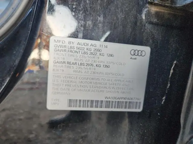 2015 AUDI Q5 PREMIUM PLUS  