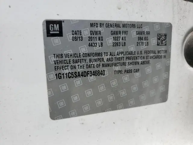 2013 CHEVROLET MALIBU 1LT  