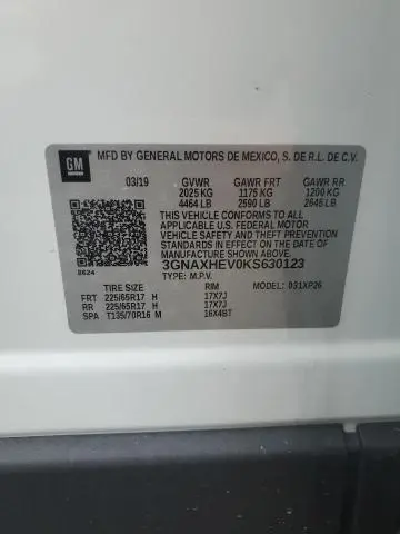 2019 CHEVROLET EQUINOX LS