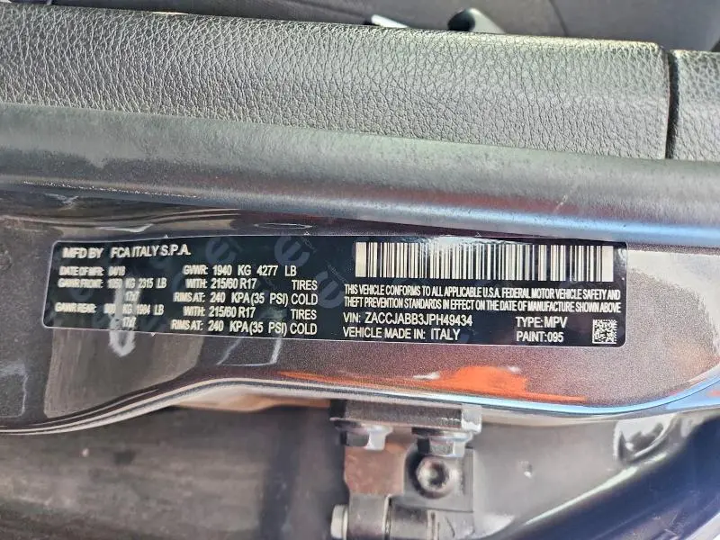 2018 JEEP RENEGADE LATITUDE  