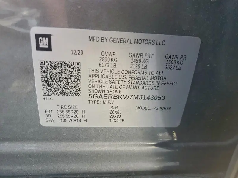 2021 BUICK ENCLAVE ESSENCE  