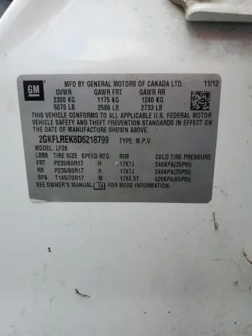 2013 GMC TERRAIN SLE  