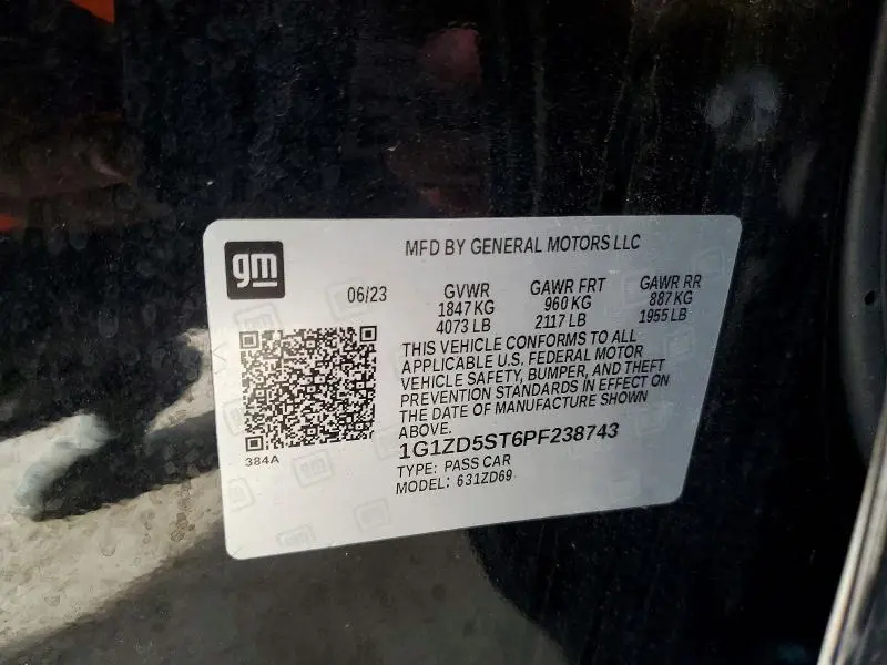 2023 CHEVROLET MALIBU LT  