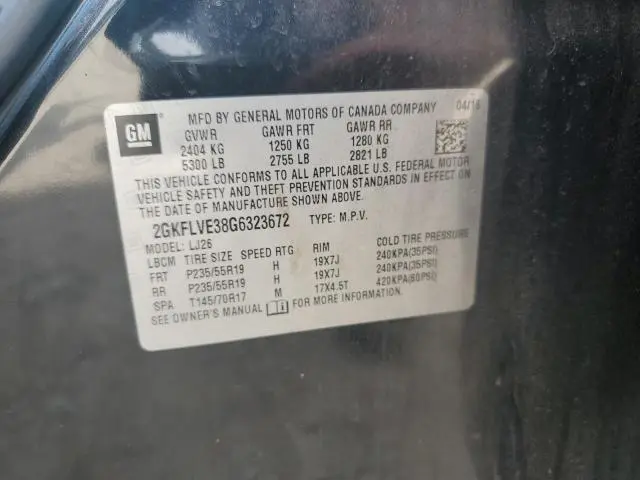 2016 GMC TERRAIN DENALI  