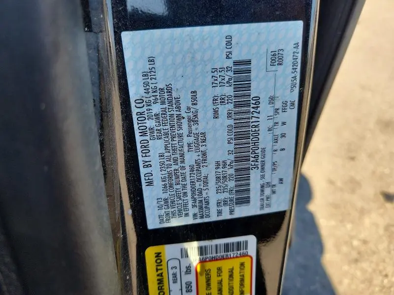 2014 FORD FUSION SE  