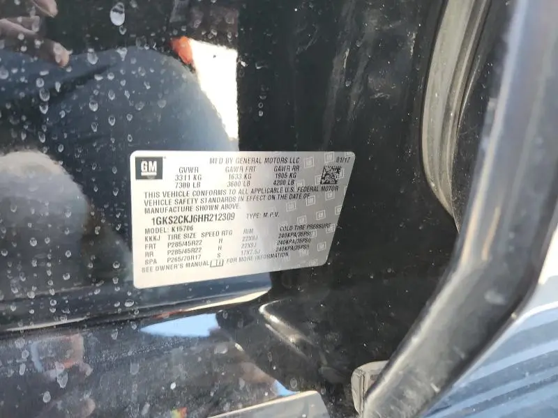 2017 GMC YUKON DENALI  