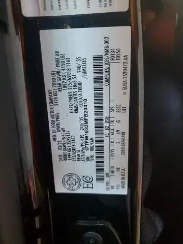 2021 FORD F150 SUPERCREW  