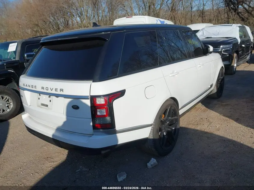 2016 LAND ROVER RANGE ROVER 3.0L V6 SUPERCHARGED HSE