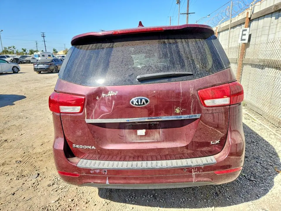 2016 KIA SEDONA LX  