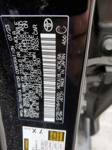 2023 TOYOTA COROLLA LE  