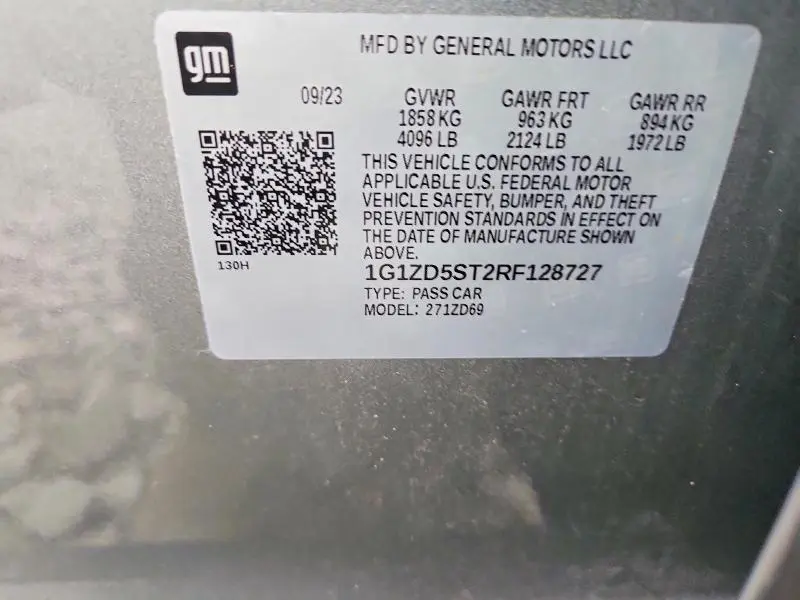 2024 CHEVROLET MALIBU LT  