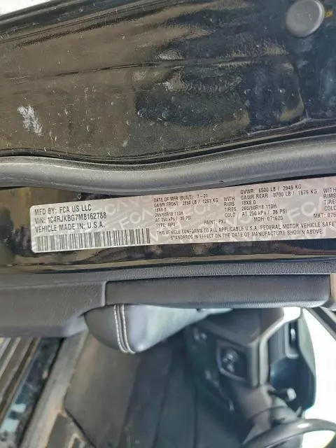 2021 JEEP GRAND CHEROKEE L LIMITED  