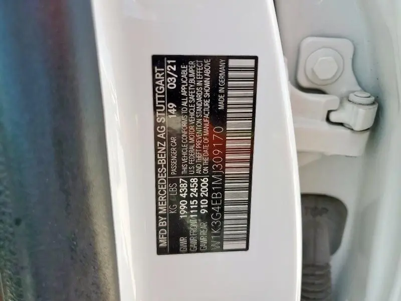 2021 MERCEDES-BENZ A 220  