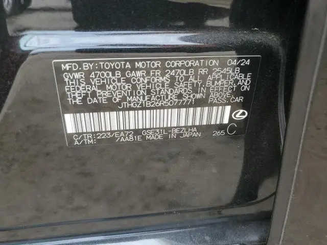 2024 LEXUS IS 350 F SPORT DESIGN  