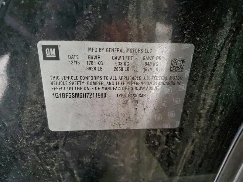 2017 CHEVROLET CRUZE PREMIER  