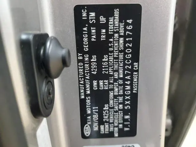 2012 KIA OPTIMA LX  