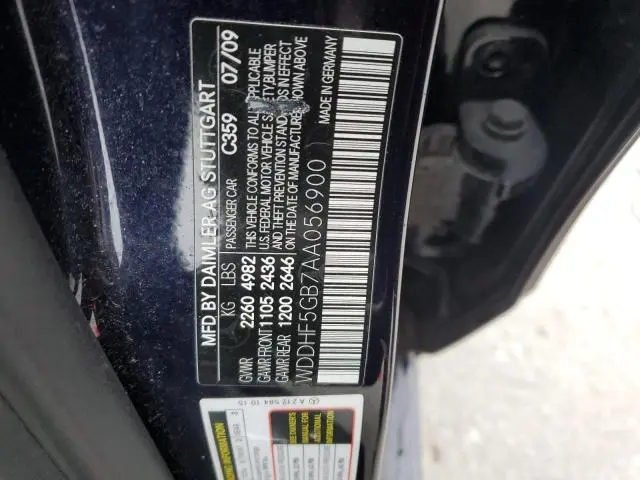 2010 MERCEDES-BENZ E 350  