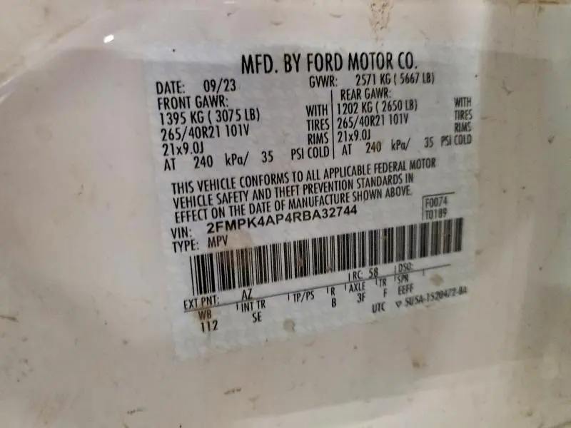 2024 FORD EDGE ST  