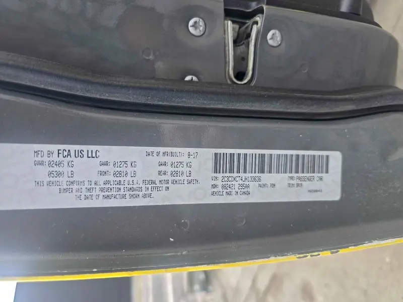 2018 DODGE CHARGER R/T  