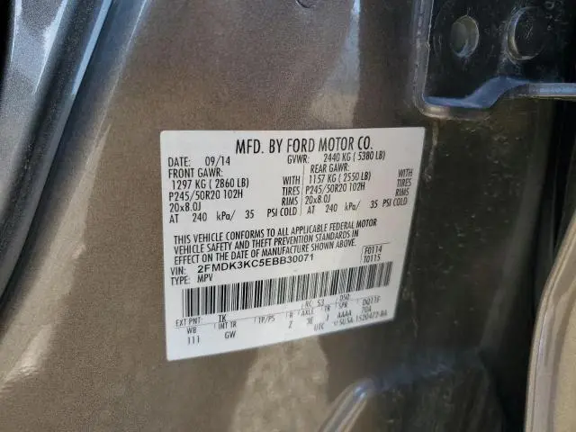 2014 FORD EDGE LIMITED  