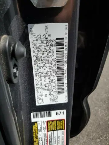 2012 TOYOTA TACOMA DOUBLE CAB PRERUNNER  