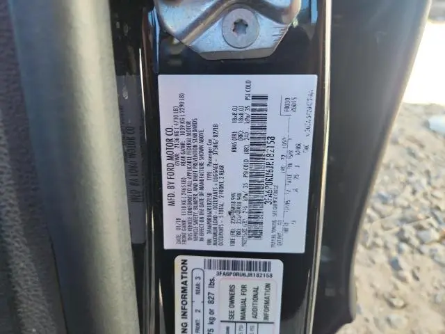 2018 FORD FUSION TITANIUM/PLATINUM HEV  