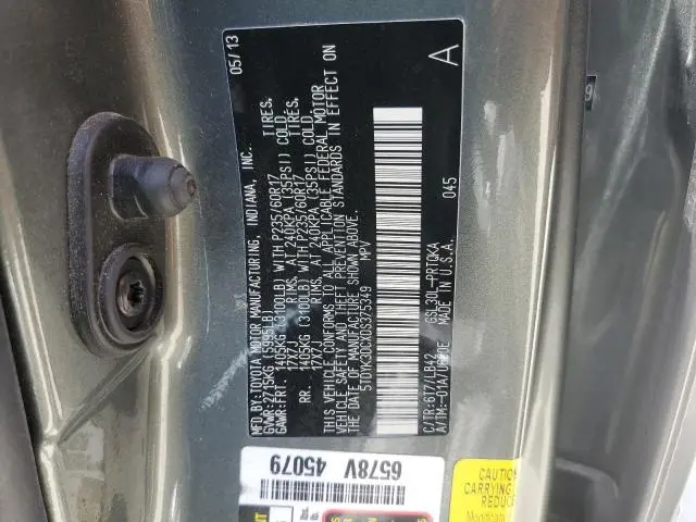 2013 TOYOTA SIENNA XLE  