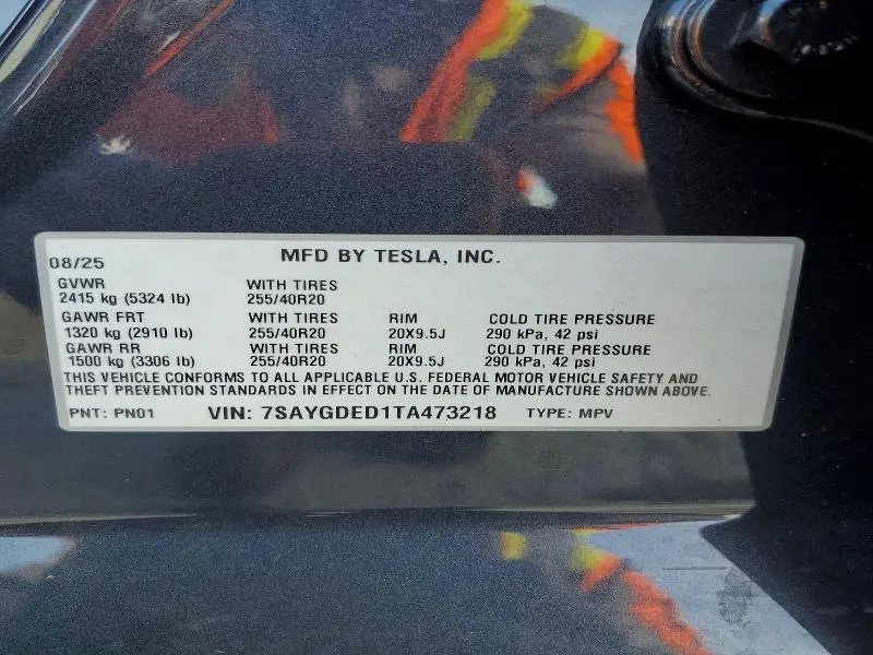2026 TESLA MODEL Y   