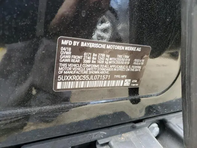 2018 BMW X5 XDRIVE35I  