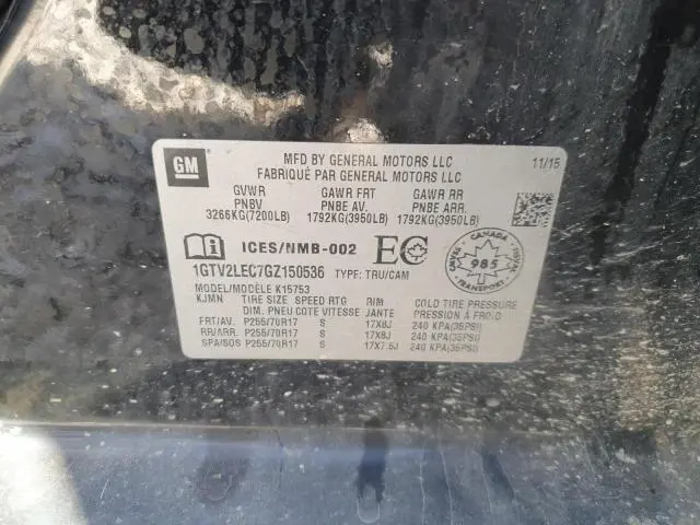 2016 GMC SIERRA K1500  