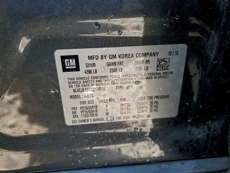 2016 BUICK ENCORE CONVENIENCE  