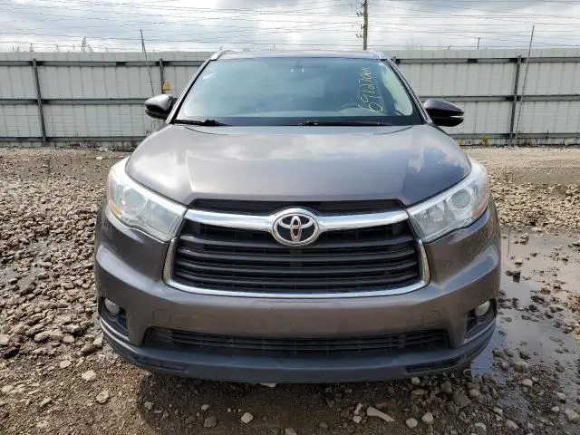 2015 TOYOTA HIGHLANDER XLE  