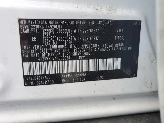 2023 TOYOTA RAV4 XLE  