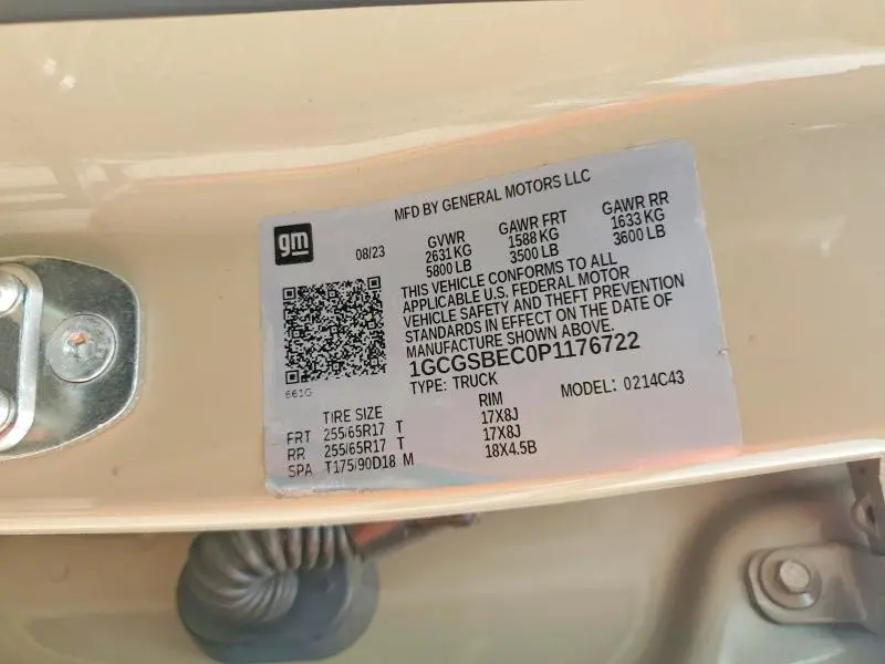 2023 CHEVROLET COLORADO   