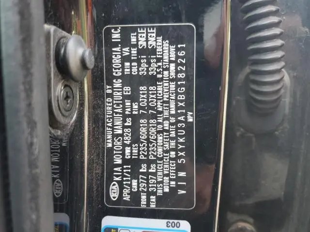 2011 KIA SORENTO EX  