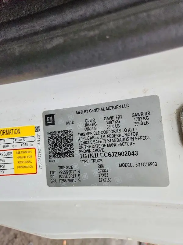 2018 GMC SIERRA C1500  