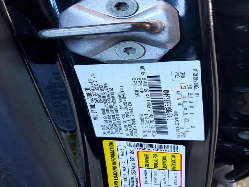 2014 FORD FUSION S  