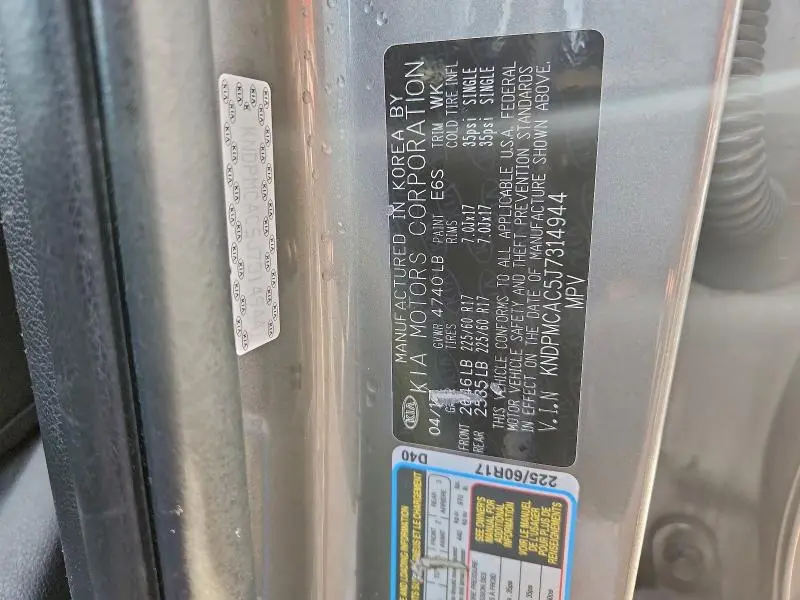 2018 KIA SPORTAGE LX  