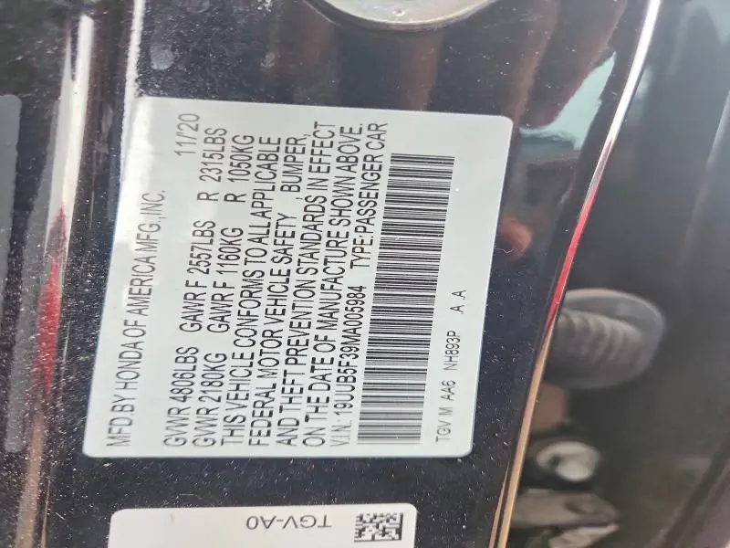 2021 ACURA TLX   