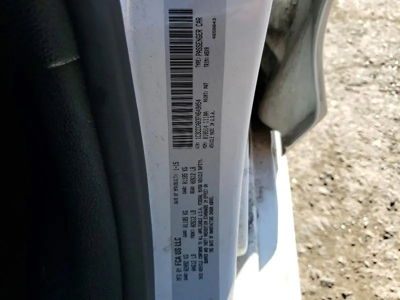 2015 CHRYSLER 200 LIMITED  