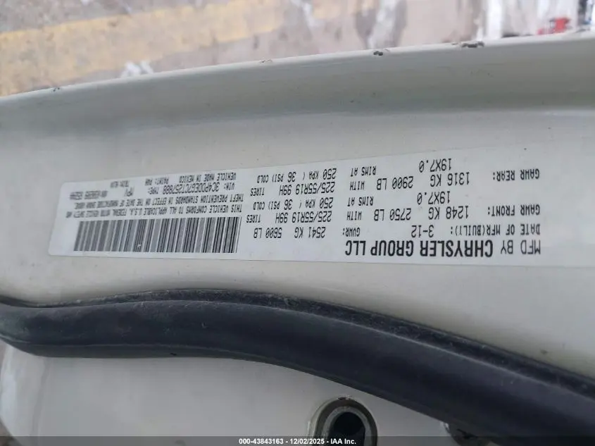 2012 DODGE JOURNEY R/T